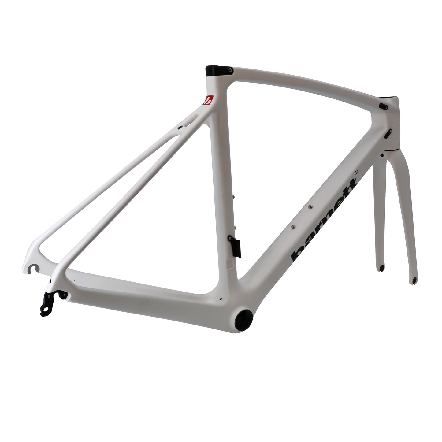Cadre de vélo en carbone BRC-01, blanc, noir