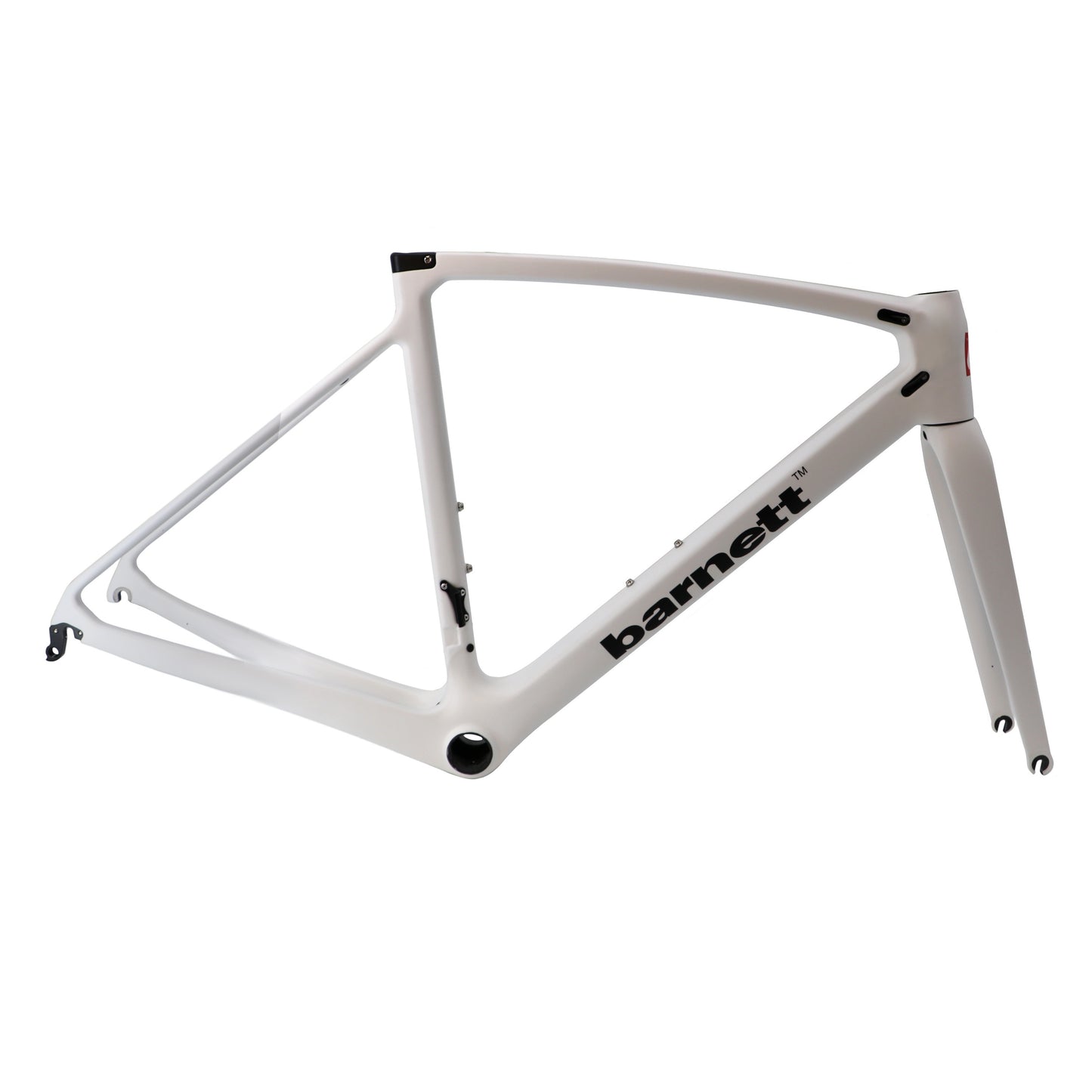 Cadre de vélo en carbone BRC-01, blanc, noir