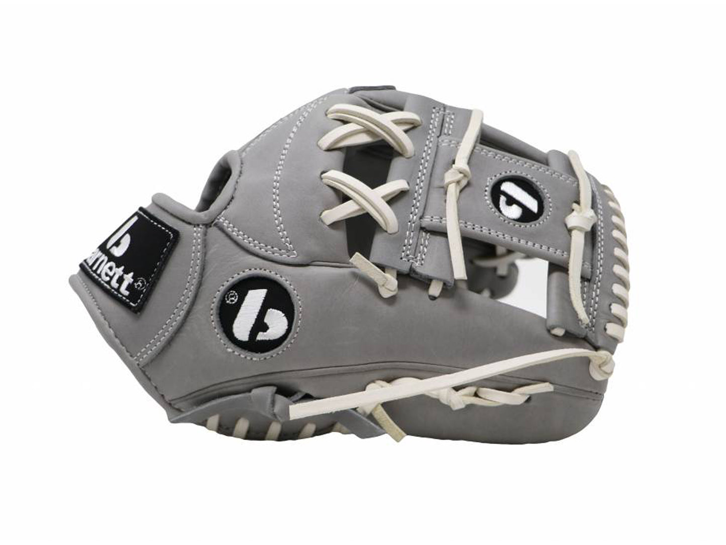 Gant de baseball FL-115, haute qualité, cuir, champ intérieur/extérieur 11, gris clair
