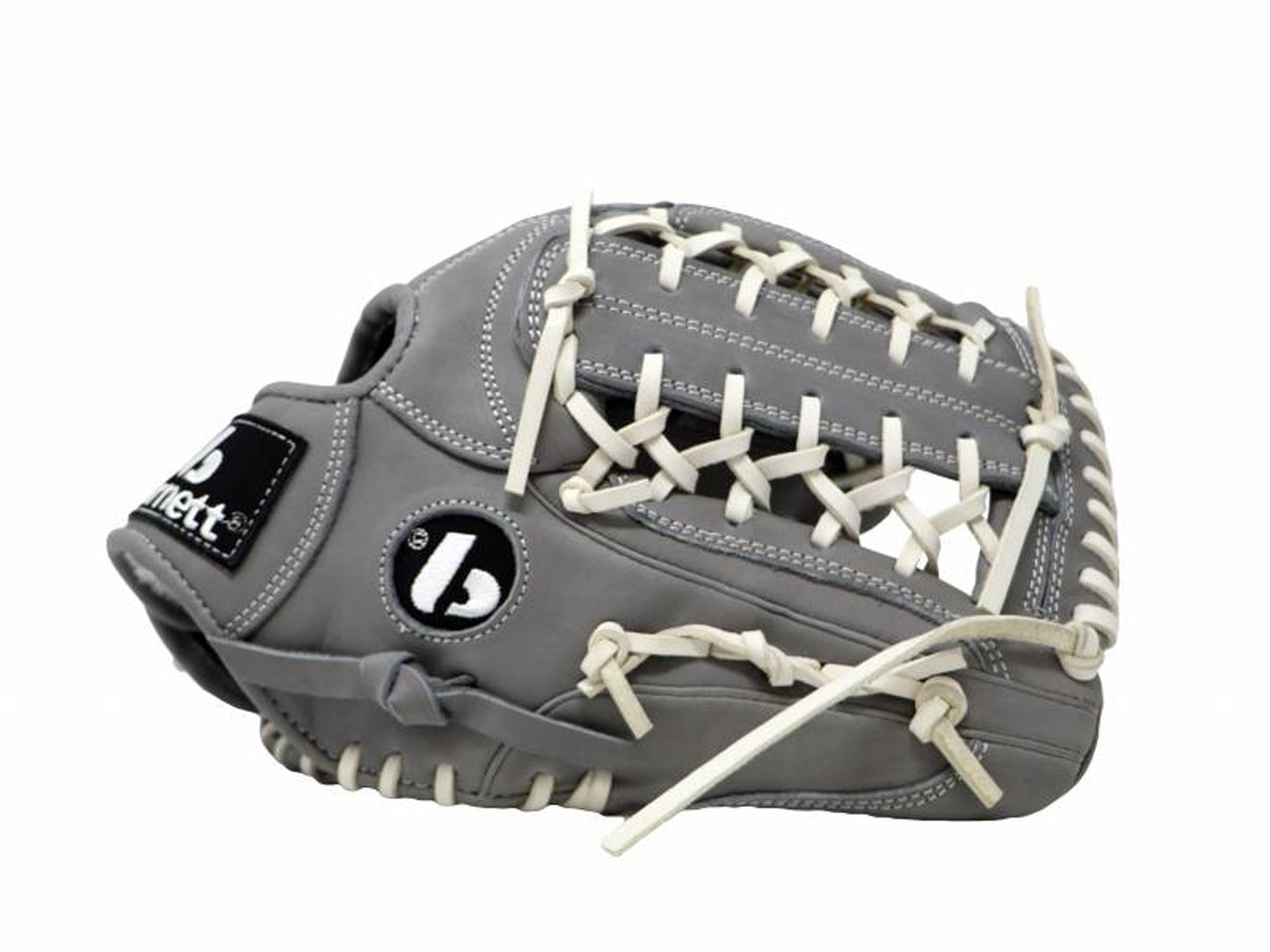 FL-125 gant de baseball en cuir de haute qualité, champ intérieur / champ extérieur / lanceur, gris clair