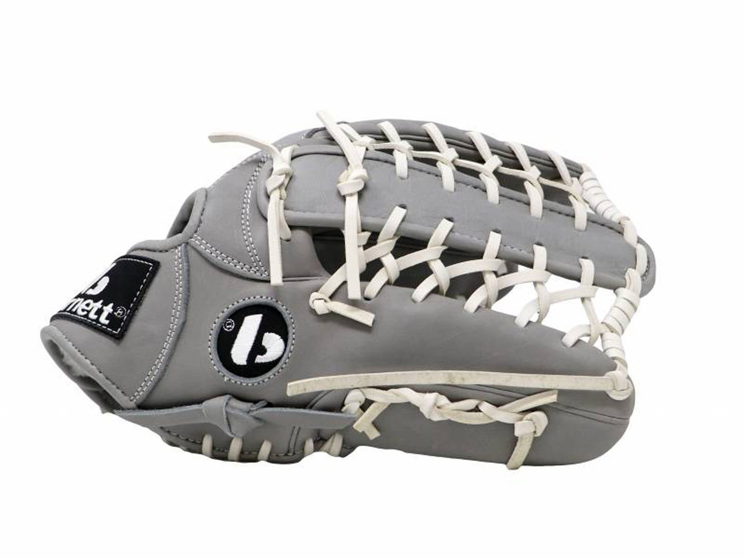 FL-127 gant de baseball en cuir de haute qualité, champ intérieur / champ extérieur / lanceur, gris clair