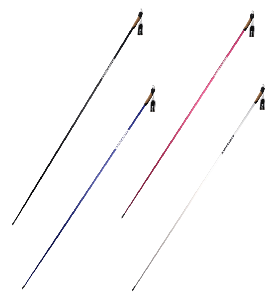 XC-09 Bâtons de ski en carbone pour ski nordique et roller, noir