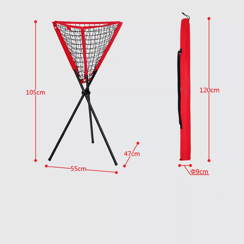 BNB-03 Kit Filet d'Entraînement + Tee de Baseball + Panier à Balles