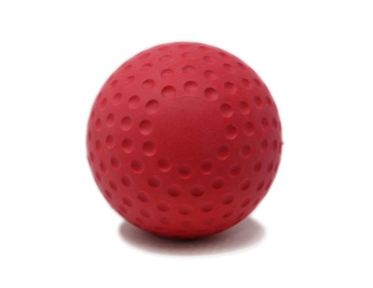 A- 123 balles de baseball pour machine à lancer, grosseur 9'', Rouge/Jaune, 12 morceaux
