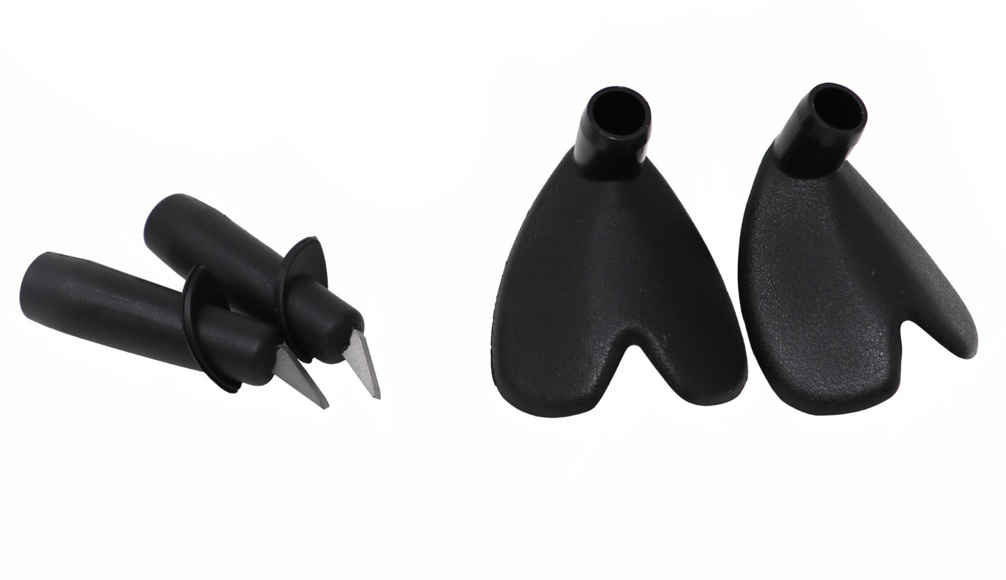 XC-07 Bâtons de ski en carbone pour ski nordique et ski à roulettes, Junior
