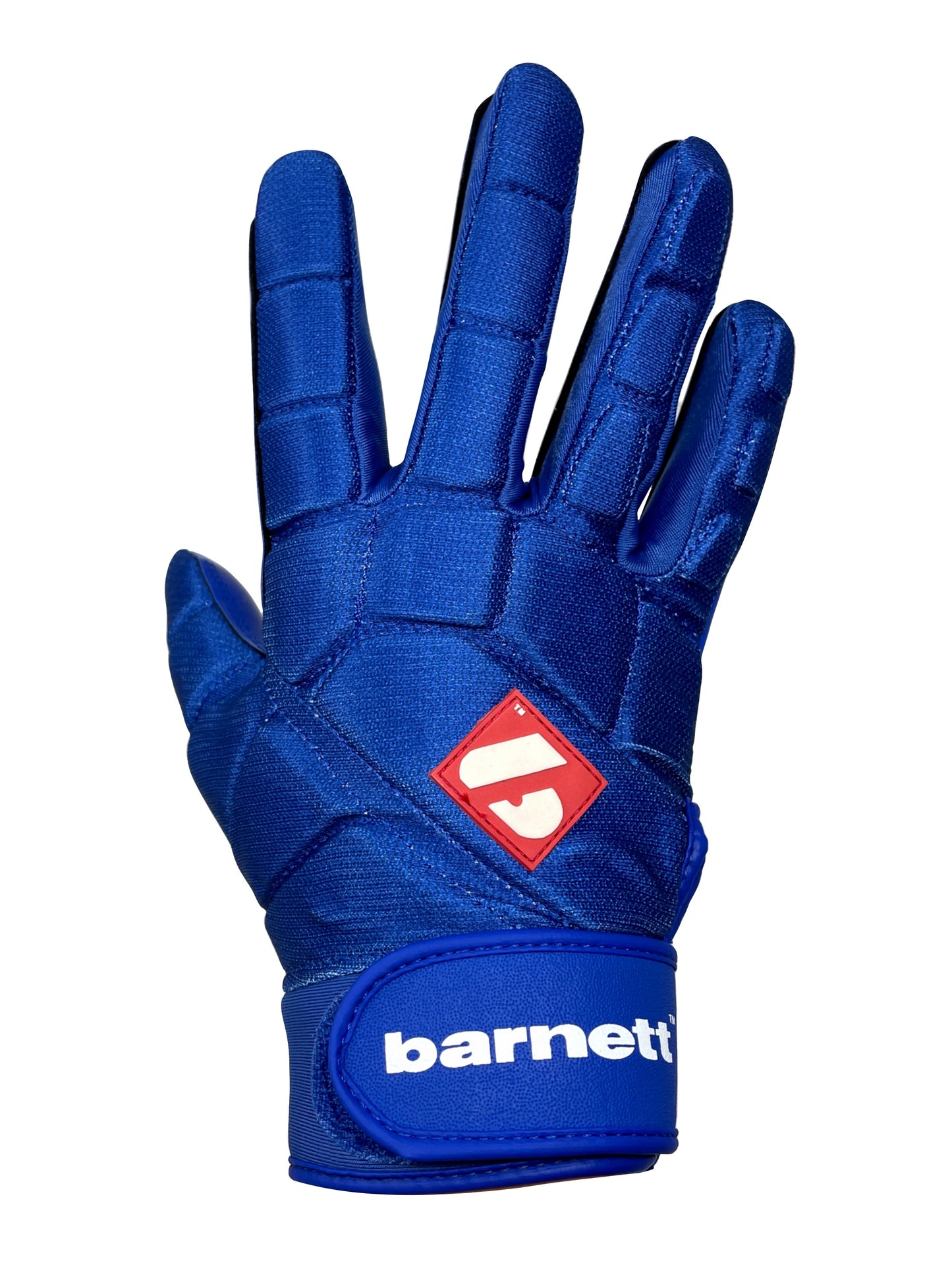 FKG-03 Gants de Football Linebacker Bleus de Haut Niveau, LB, RB, TE