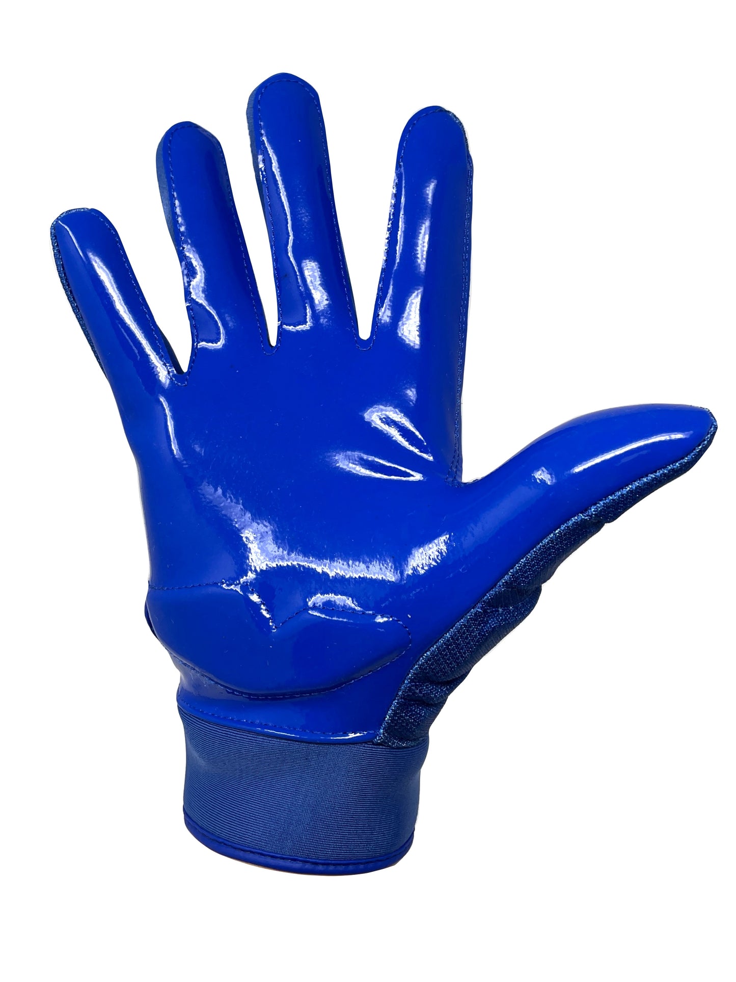 FKG-03 Gants de Football Linebacker Bleus de Haut Niveau, LB, RB, TE