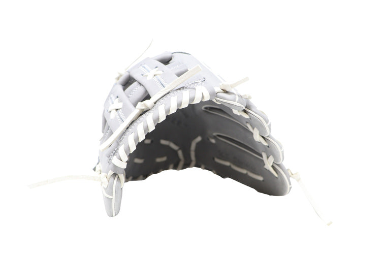 Gant de baseball professionnel FL-130, cuir pleine fleur, champ extérieur, softball, 13'', gris pâle