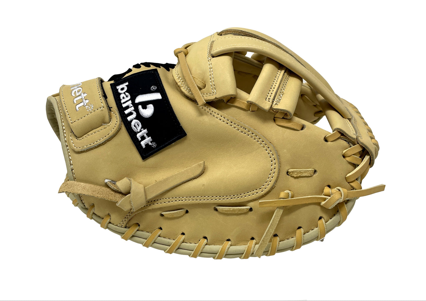 FL-201 Gant de baseball, haute qualité, cuir, receveur, Beige