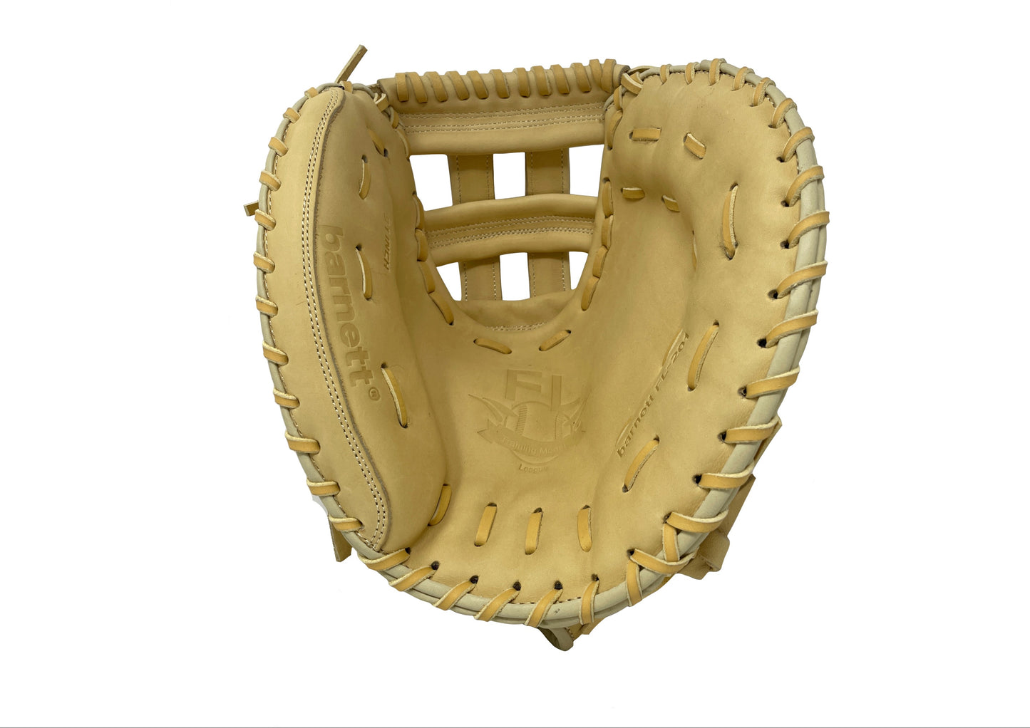 FL-201 Gant de baseball, haute qualité, cuir, receveur, Beige