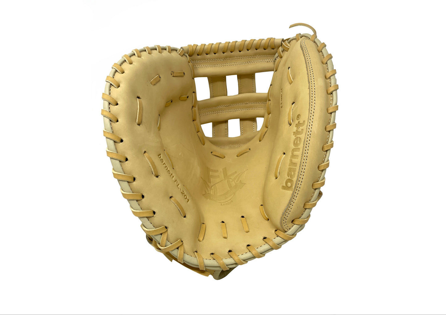 FL-201 Gant de baseball, haute qualité, cuir, receveur, Beige