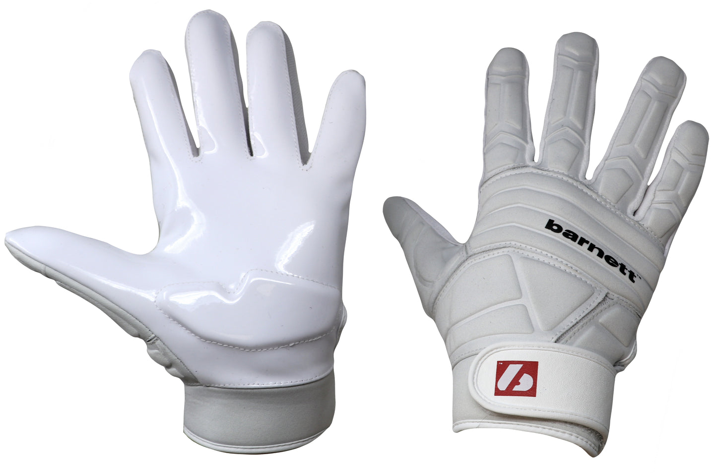 Gants de football FLG-03 Linemen Pro, OL, DL, blanc