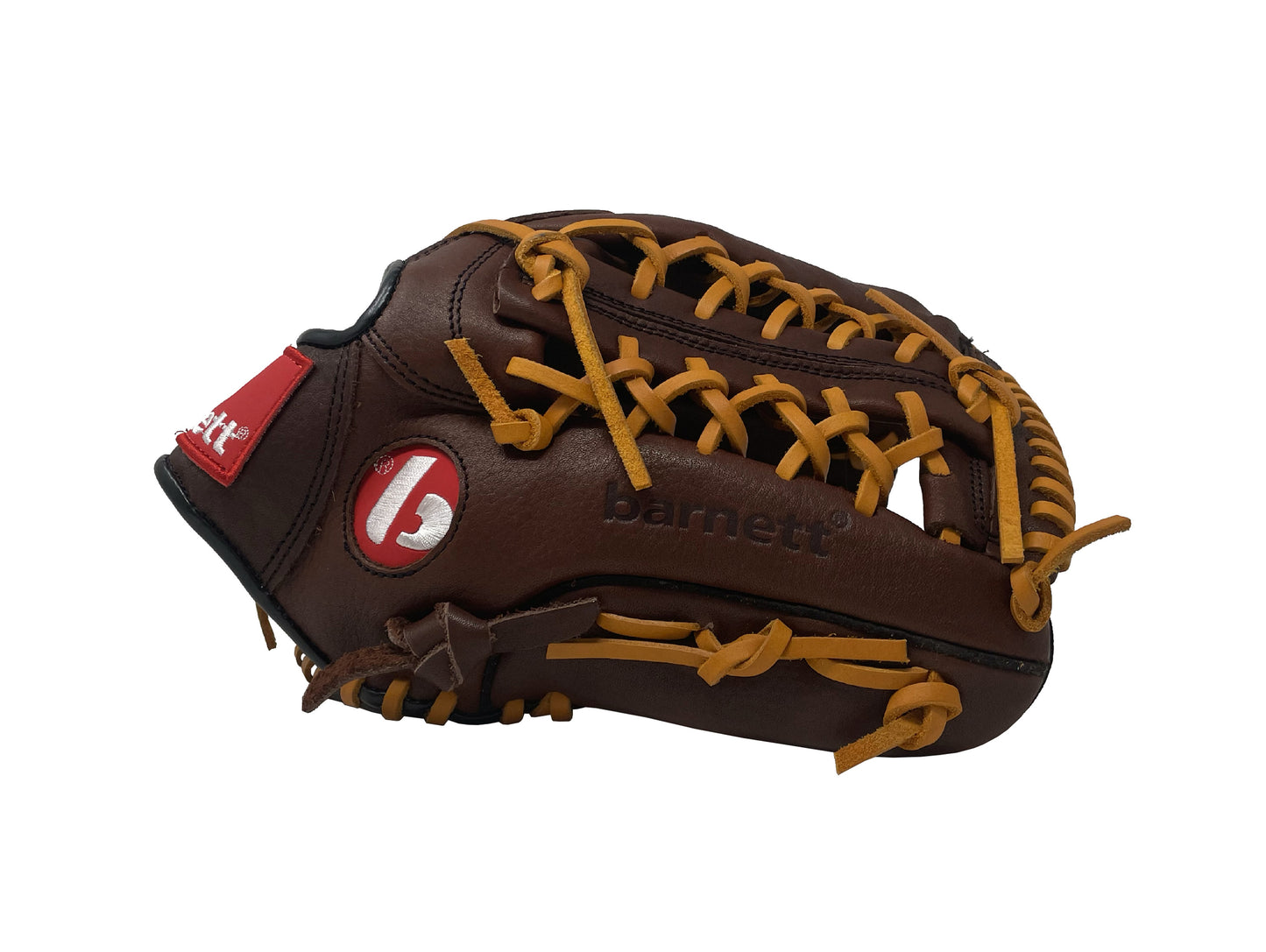 Gant de baseball de compétition GL-125, cuir véritable, champ extérieur 12,5, marron