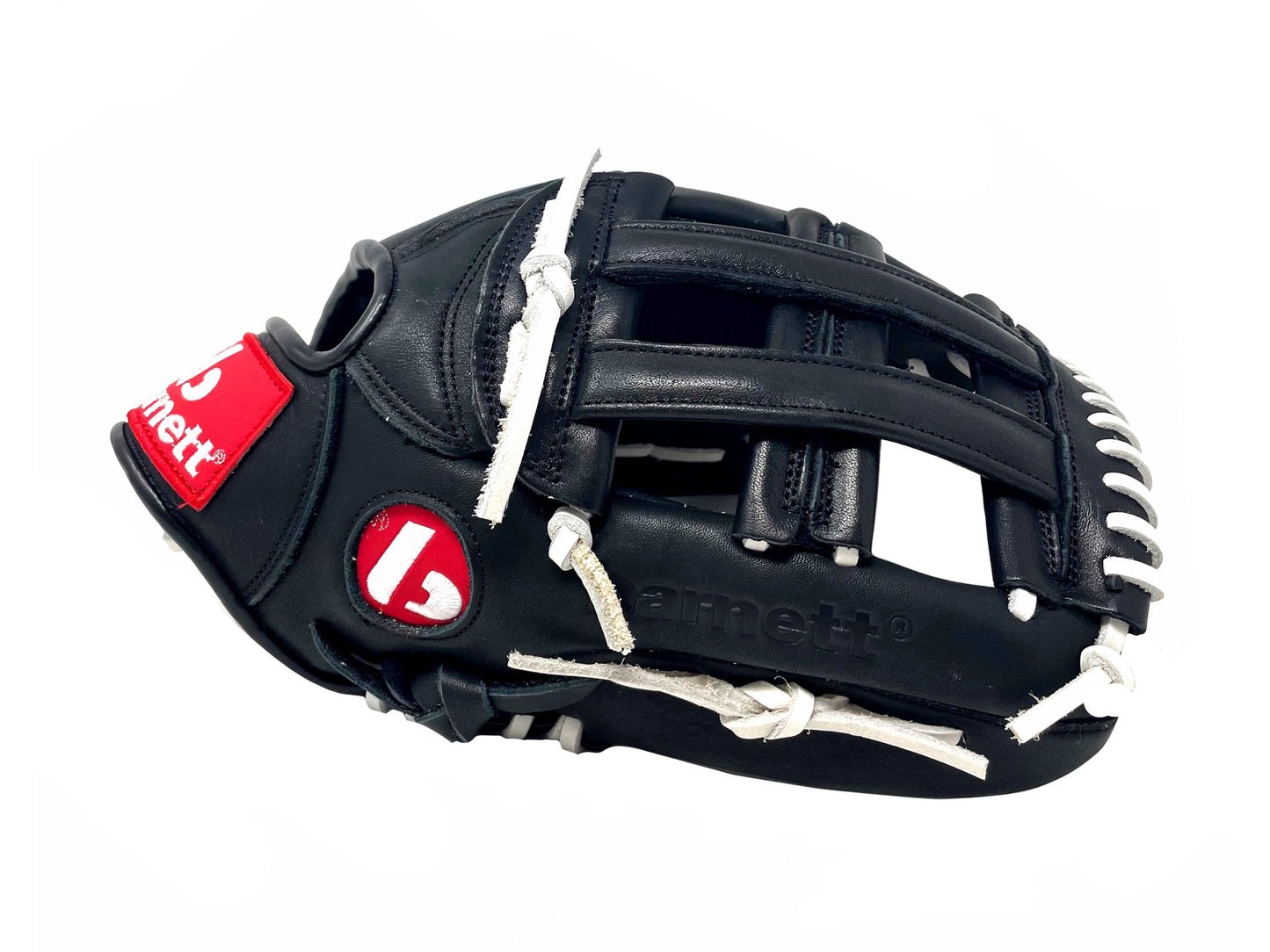 Gant de baseball de compétition GL-127, cuir véritable, champ extérieur 12,7, noir