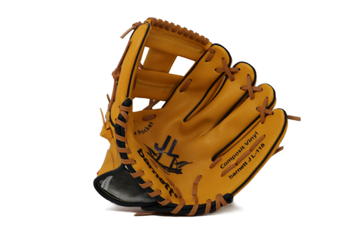 JL-115 - gants de baseball, outfilés, 11,5", TAN