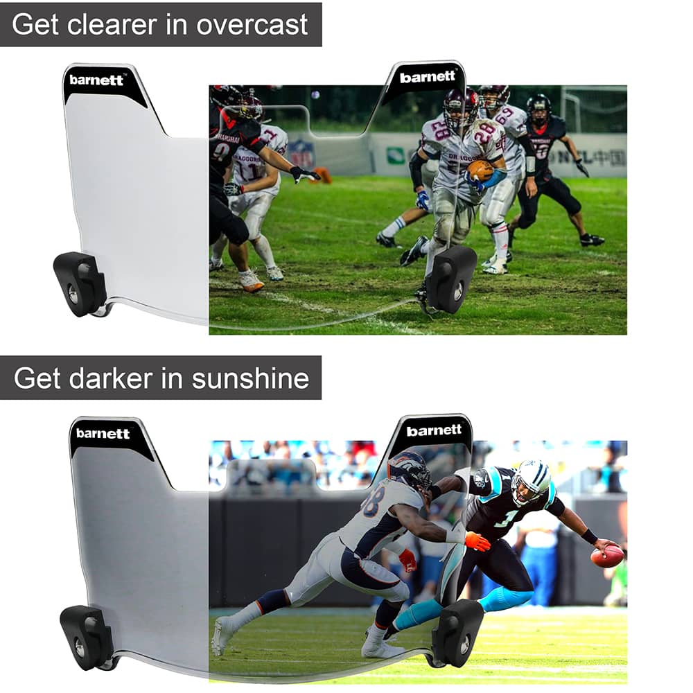 Barnett Football Eyeshield / Visor, eye-shield, Photochromique