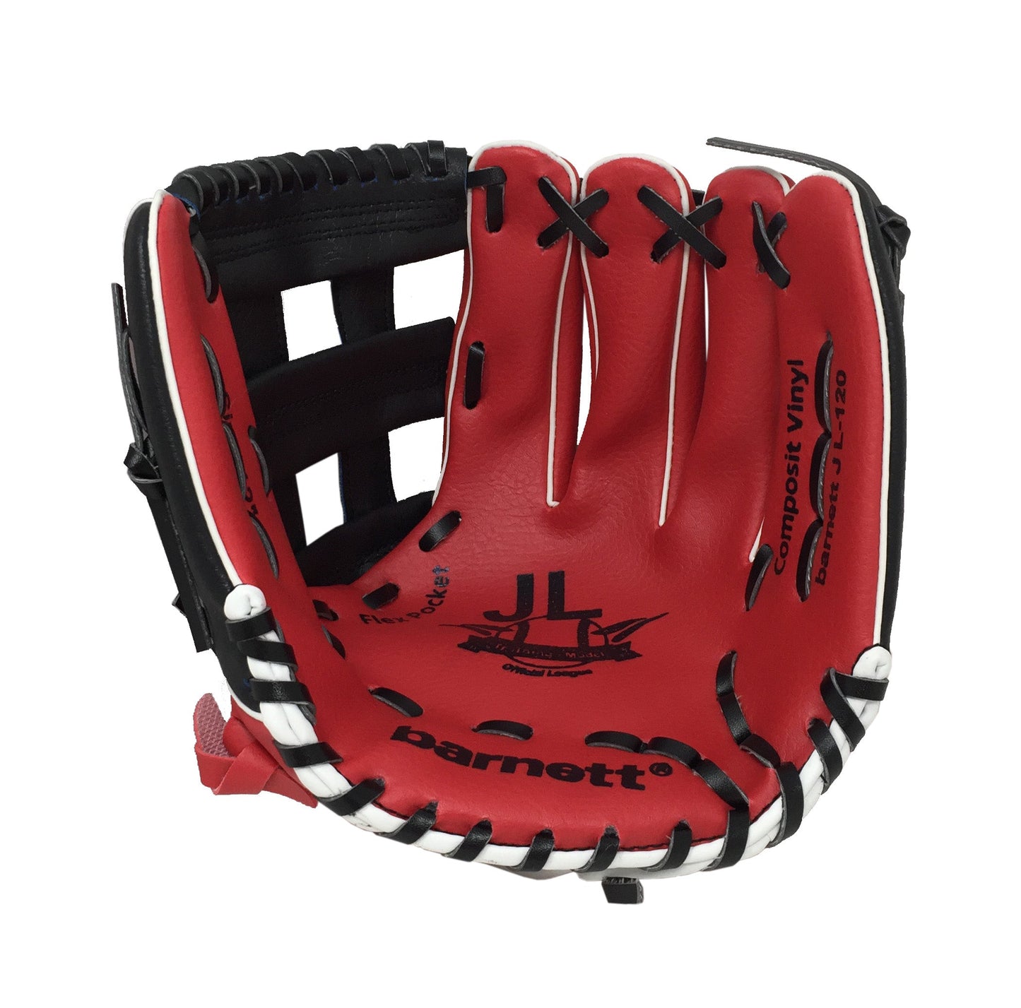 JL-120 - gant de baseball, champ extérieur, polyuréthane, taille 12,5" rouge