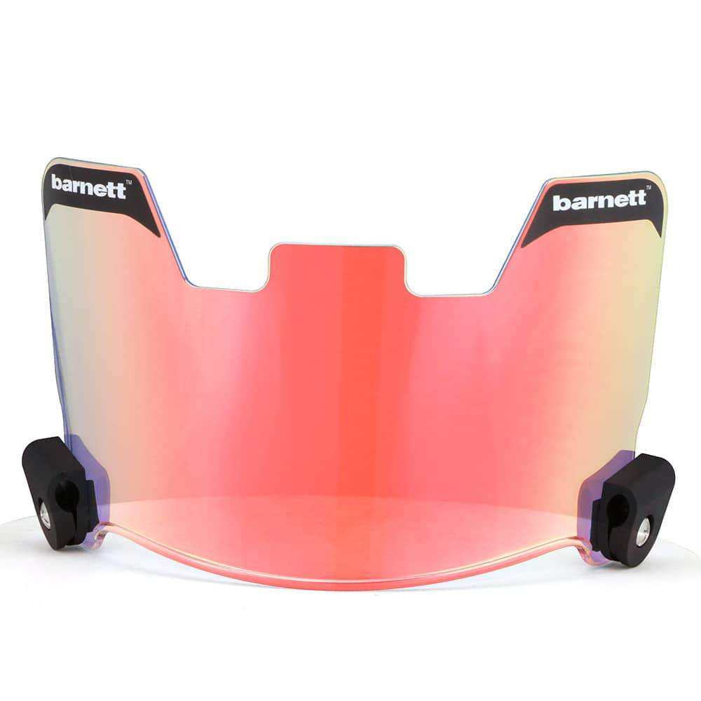 Barnett Football Eyeshield / Visor, eye-shield, Revo Clear Red