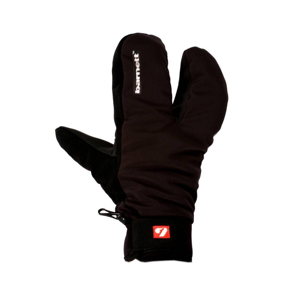 NBG-09 Barnett 3 doigts fendus, mitaines de ski en softshell