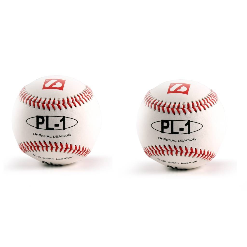 Balles de baseball PL-1 Elite match, Taille 9" Blanc, 2 pièces