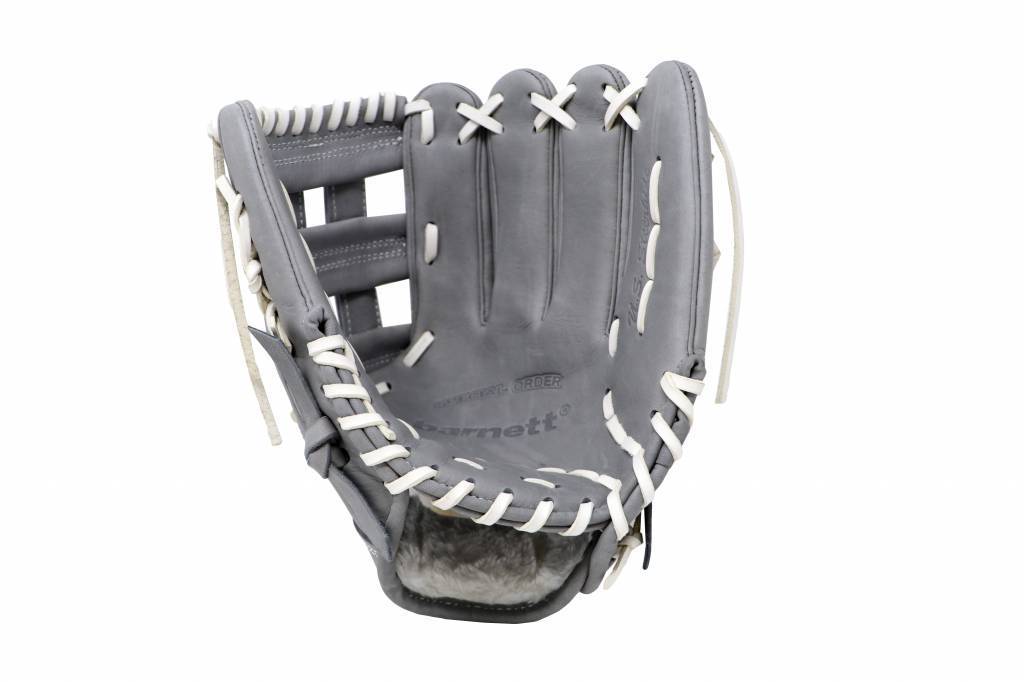 FL-117 gant de baseball et de softball de haute qualité, cuir, champ intérieur / balle rapide 11,7, gris clair