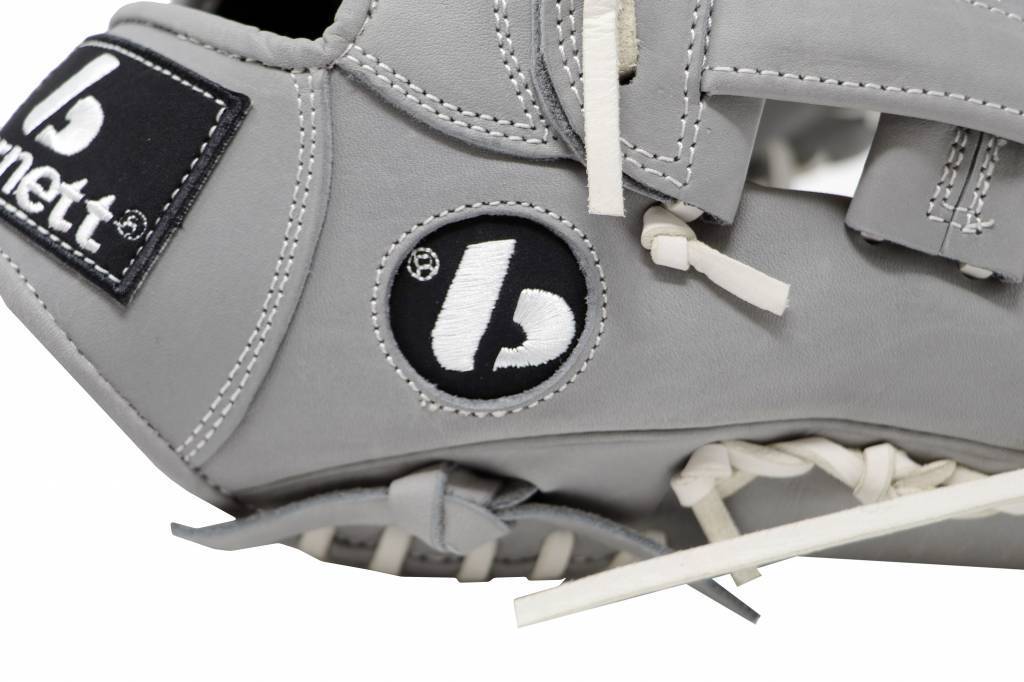 FL-117 gant de baseball et de softball de haute qualité, cuir, champ intérieur / balle rapide 11,7, gris clair