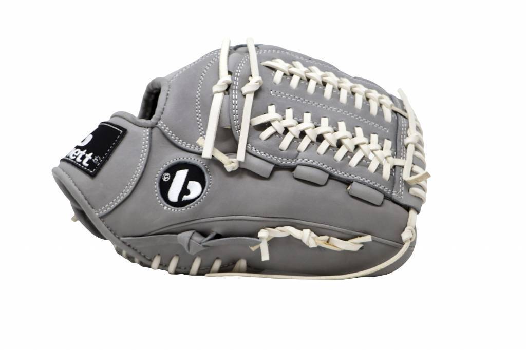 FL-120 gant de baseball en cuir de haute qualité, champ intérieur/extérieur / lanceur 12, gris clair