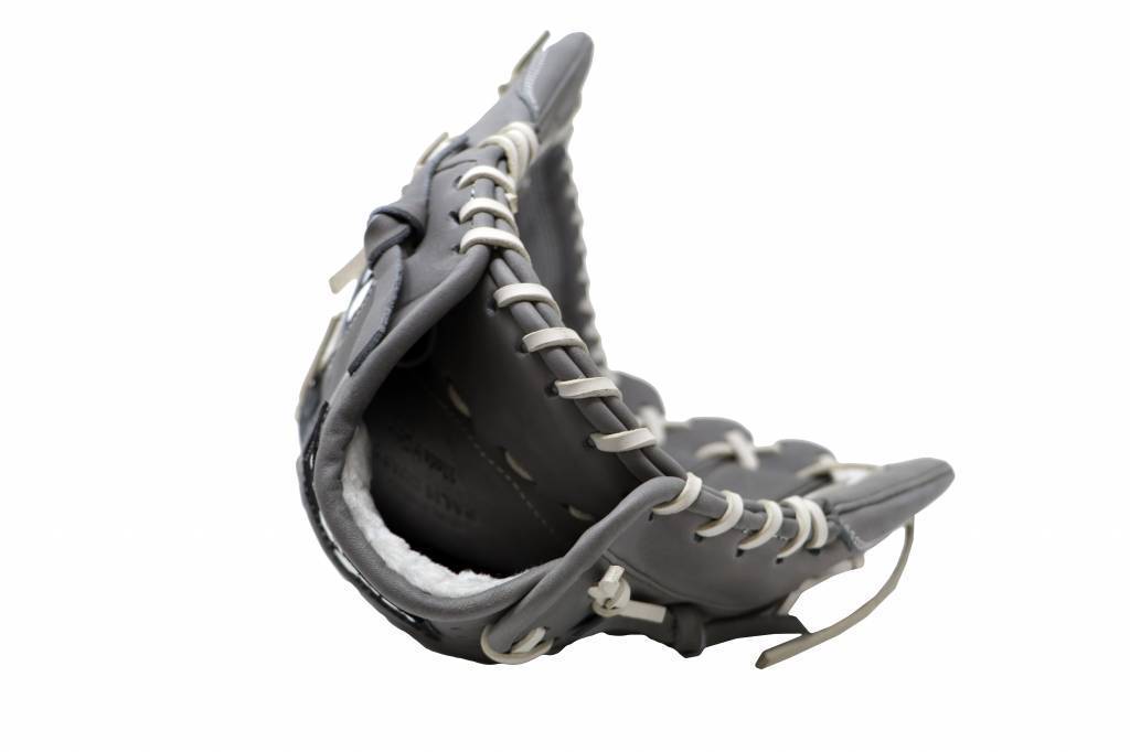 FL-125 gant de baseball en cuir de haute qualité, champ intérieur / champ extérieur / lanceur, gris clair
