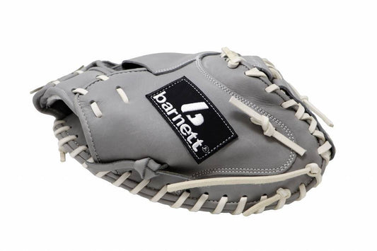 Gant de softball FL-203, haute qualité, cuir, receveur, gris clair