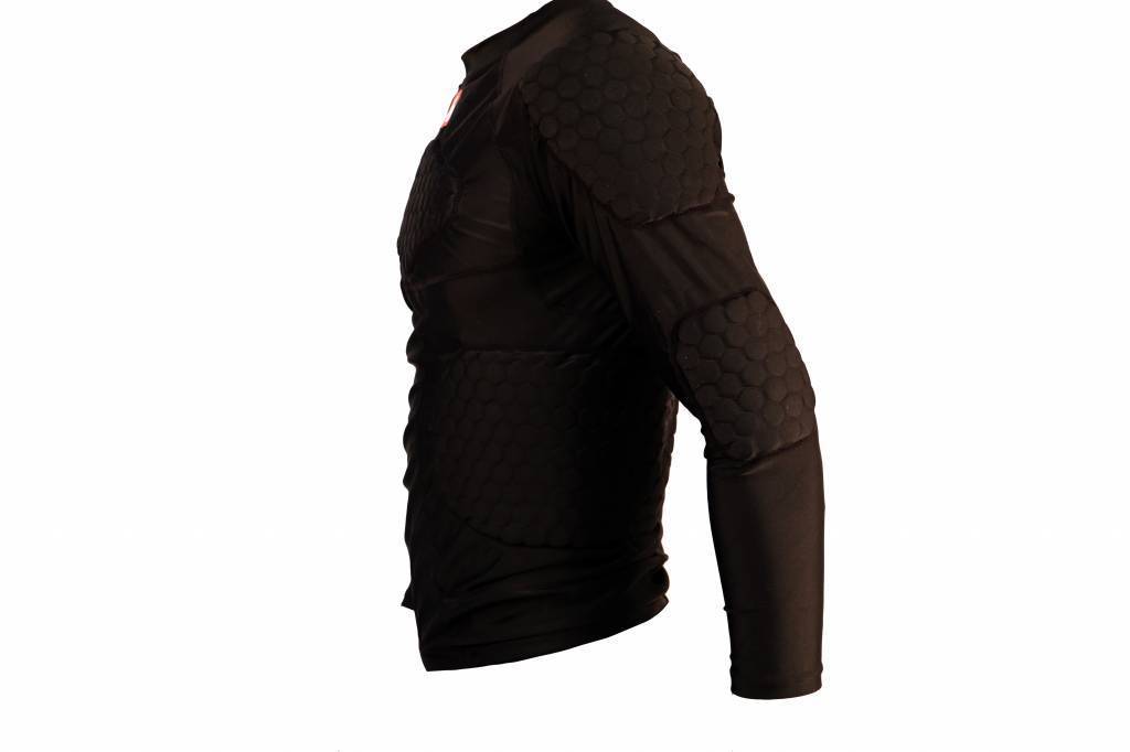 T-shirt de compression FS-08 à manches longues, 5 pièces intégrées, pour le football américain