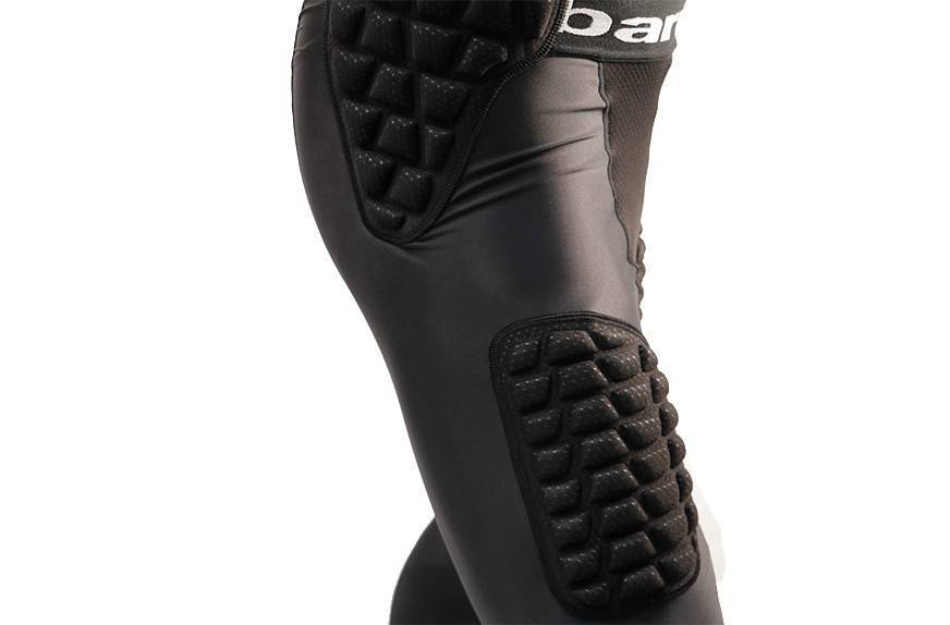 FS-10 Short de compression renforcé, 5 pièces intégrées, pour football américain