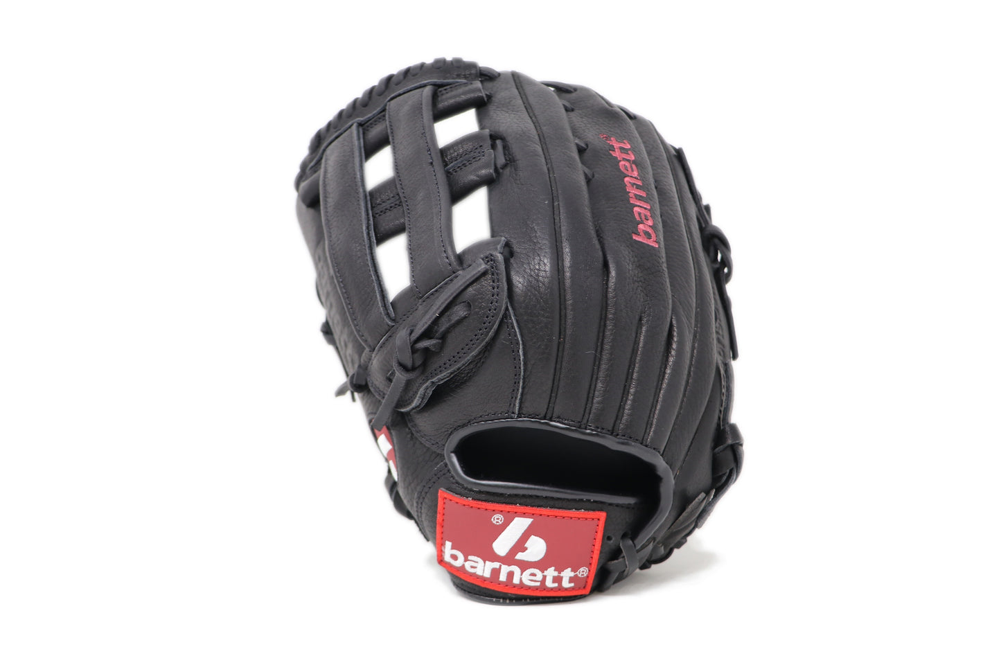 Gant de baseball de compétition GL-127, cuir véritable, champ extérieur 12,7, noir