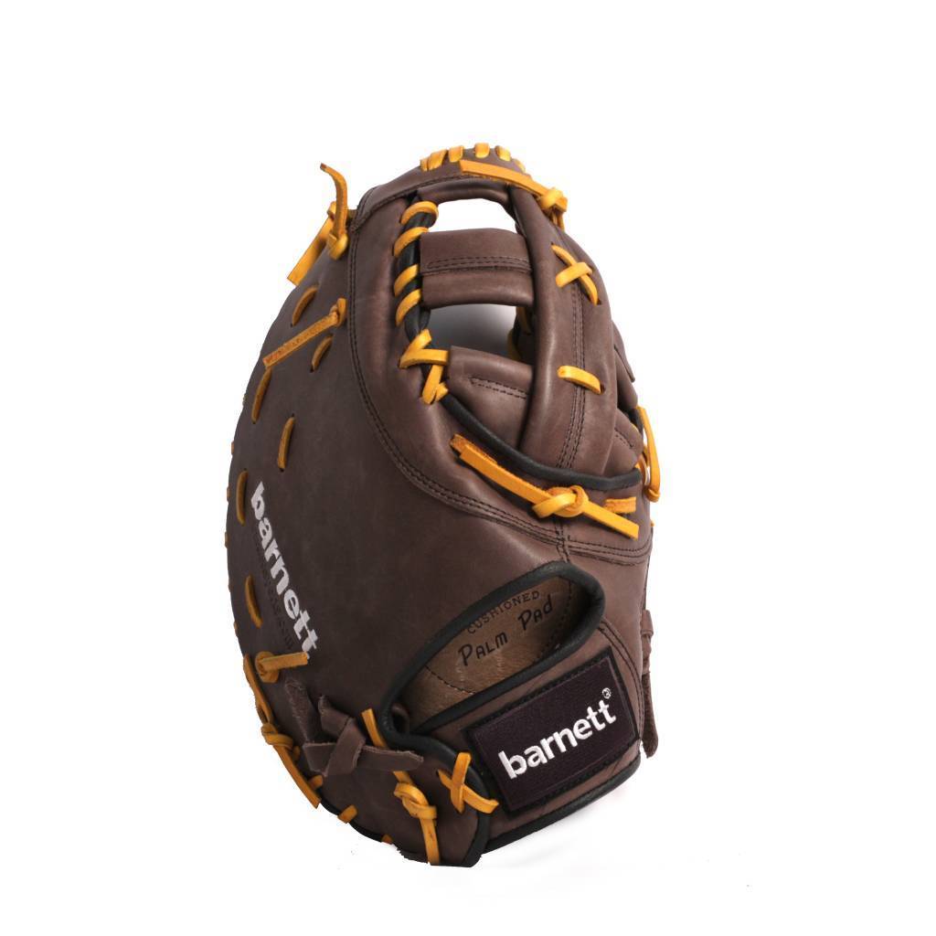 GL-301 Gant de baseball de première base de compétition, cuir véritable, taille 31, brun