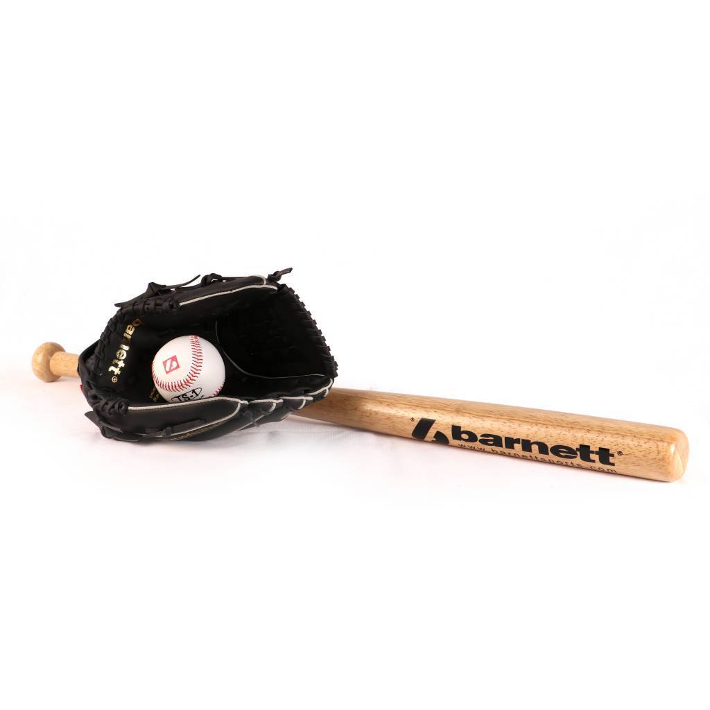 Kit de baseball en bois BGBW-03 pour juniors (BB-W 25, JL-110, BS-1)