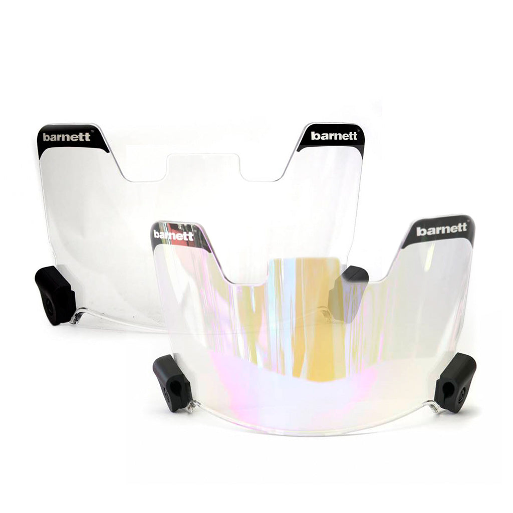 Pack of 2 Barnett Football Eyeshields (Clear +Blue)