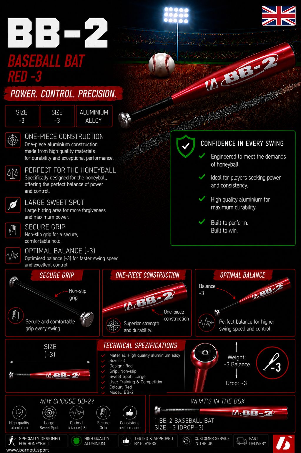 Batte de baseball BB-2