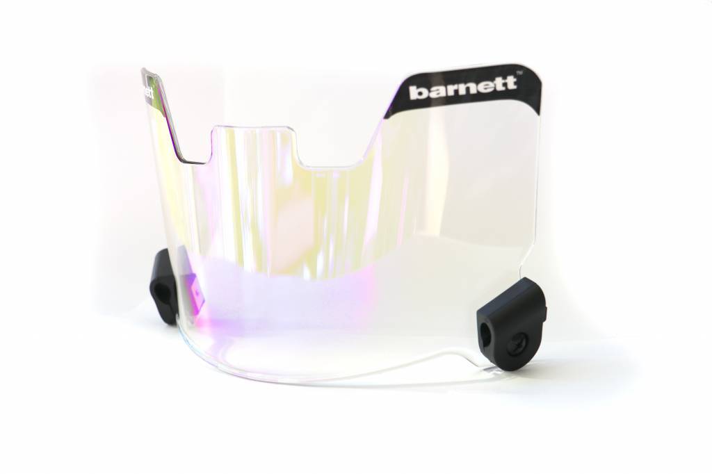 Pack of 2 Barnett Football Eyeshields (Clear +Blue)