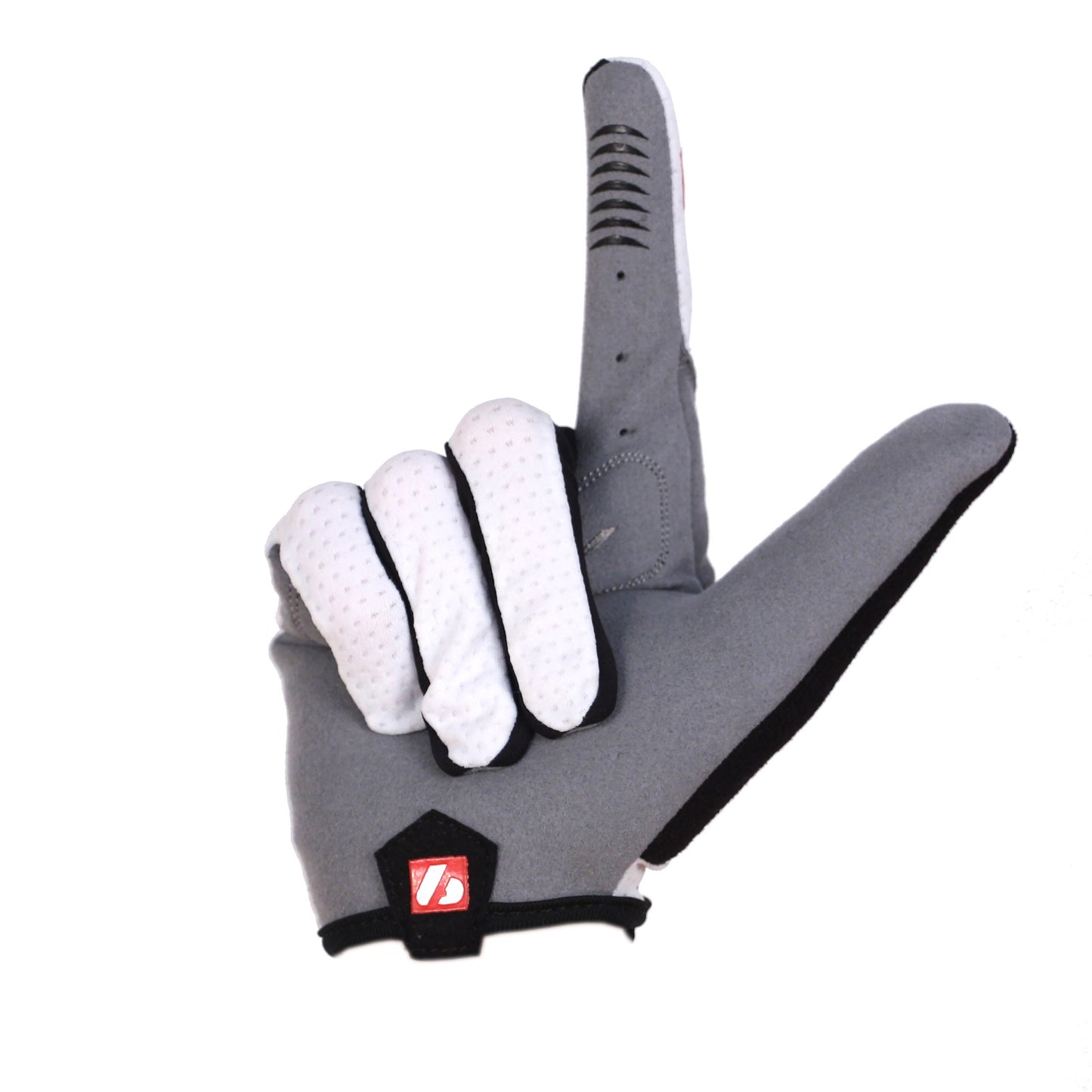 BG-01 Gants vélo longs : Légers, isolants, performants, Blanc. Noir