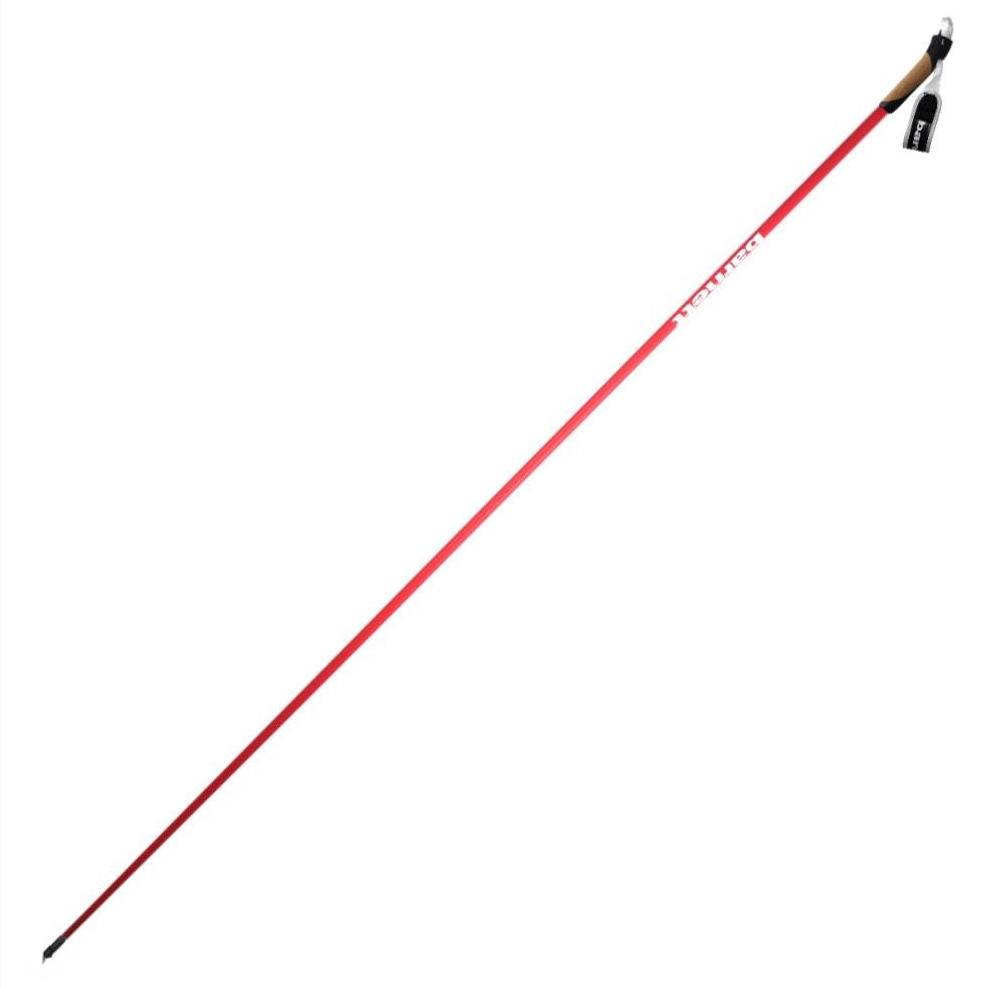 XC-09 Bâtons de ski en carbone pour ski nordique et roller, rouge
