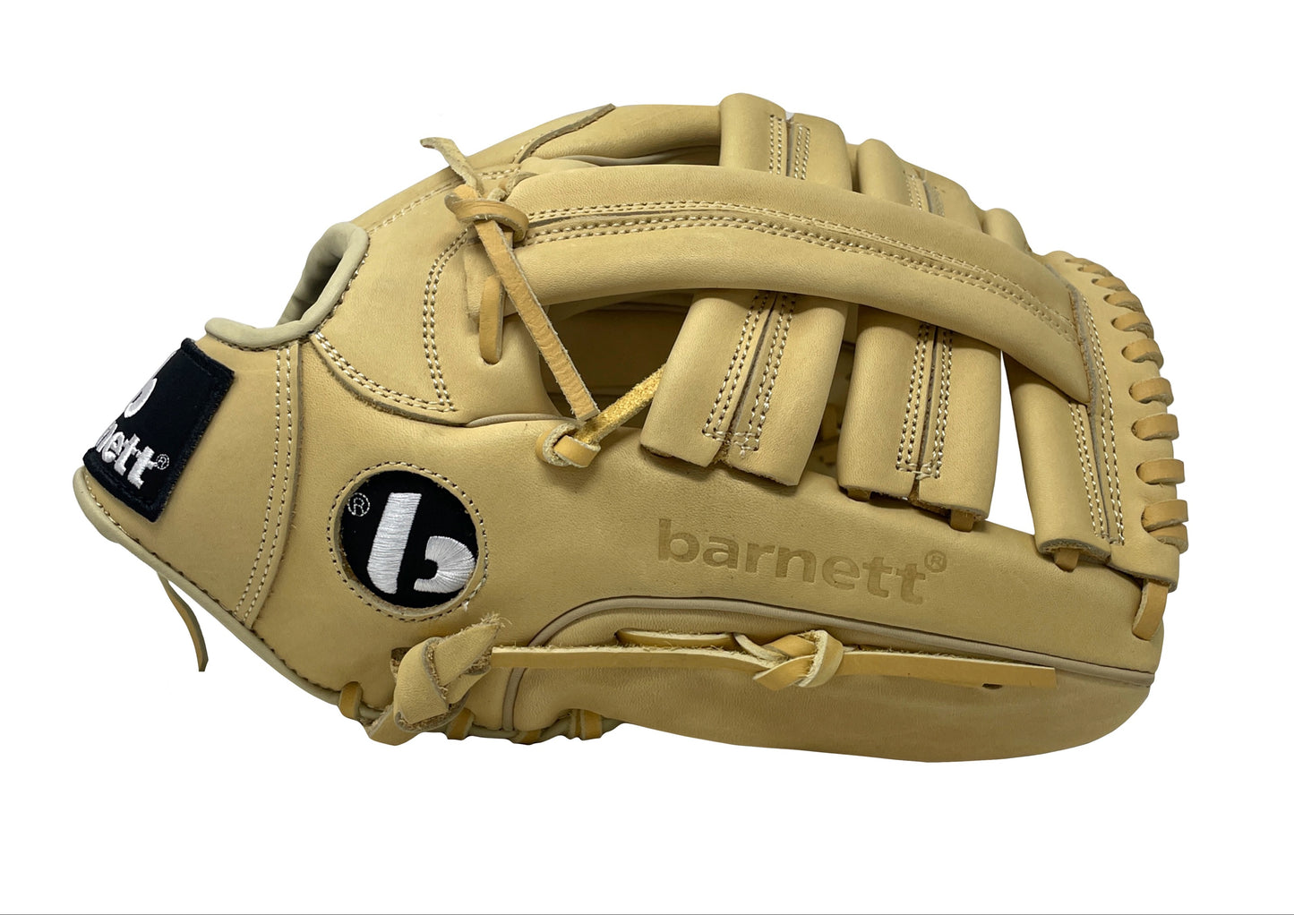 FL-130 Gant de baseball professionnel, cuir pleine fleur, champ extérieur, softball, 13'', Beige