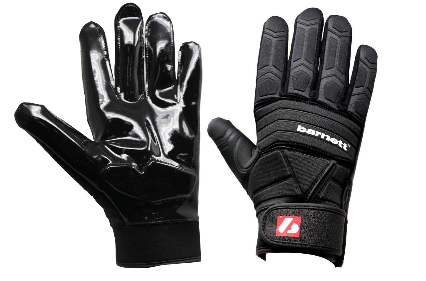 Gants de football FLG-03 Linemen Pro, OL, DL, noir