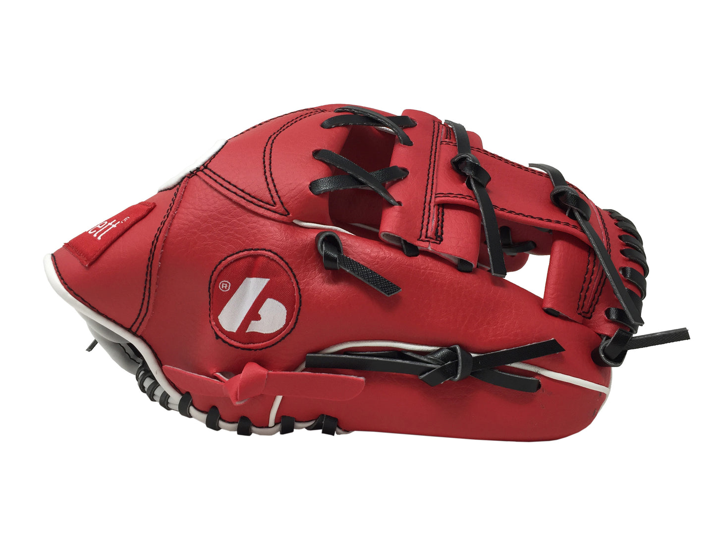 JL-115 – Gants de baseball, non limés, 11,5", ROUGE