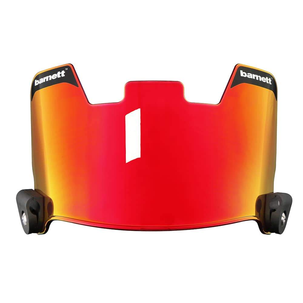Barnett Football Eyeshield / Visor, eye-shield, Revo red