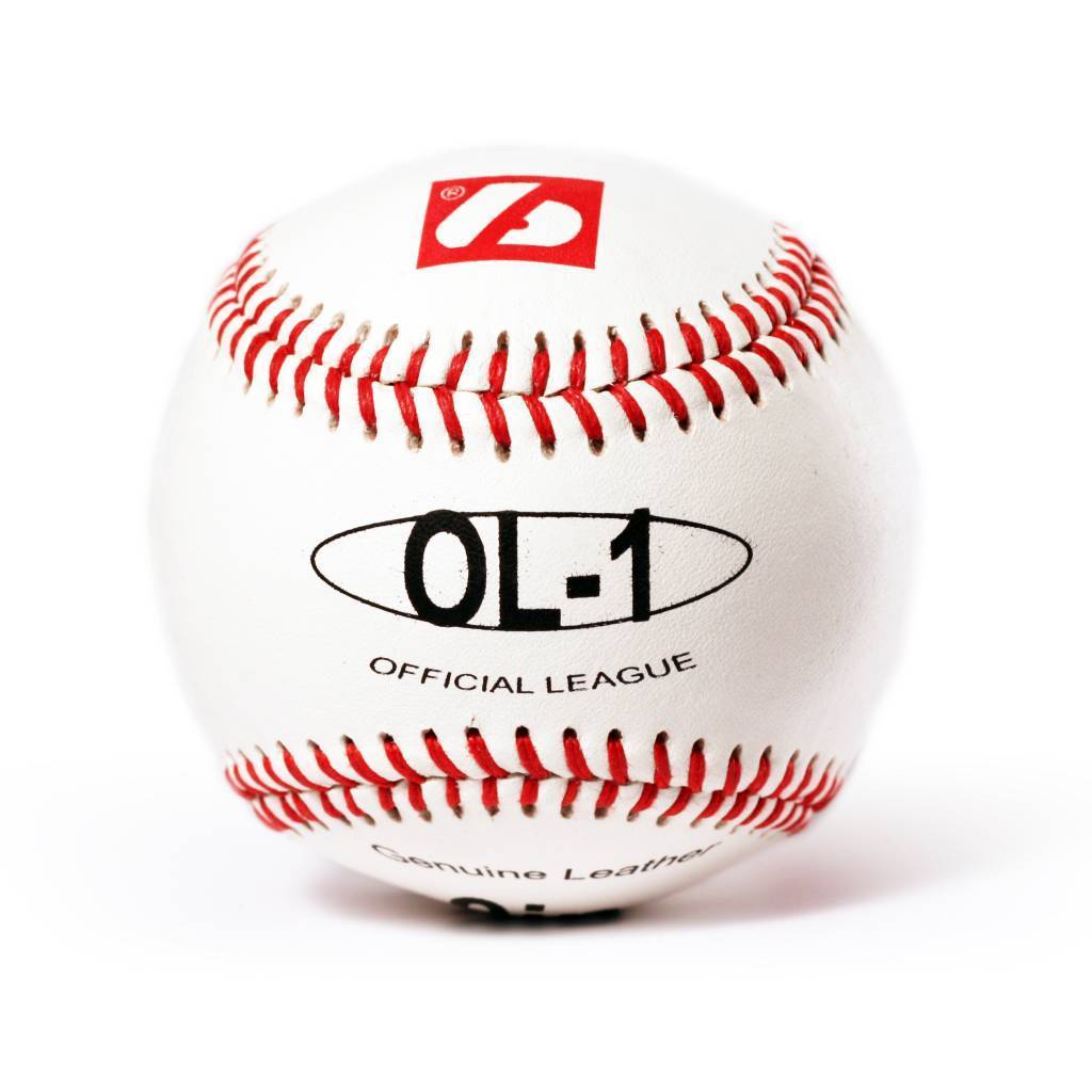 Balles de baseball de compétition OL-1, taille 9" blanches, 2 pièces