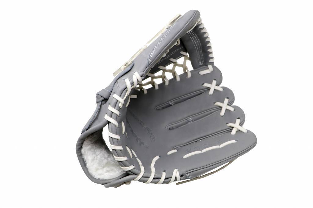 FL-125 gant de baseball en cuir de haute qualité, champ intérieur / champ extérieur / lanceur, gris clair