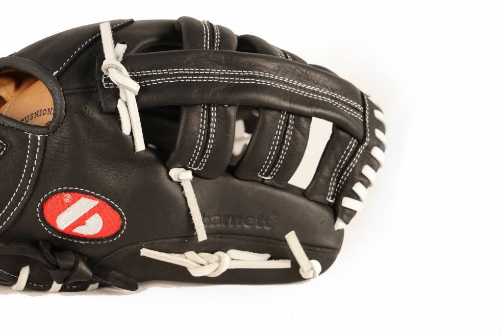 Gant de baseball de compétition GL-130, cuir véritable 13, champ extérieur, noir